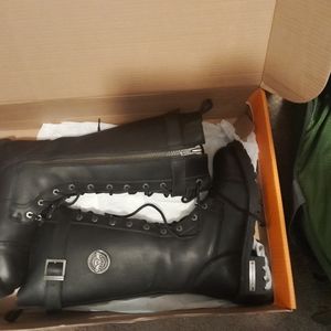 Milwaukee genuine leather boots sz 9